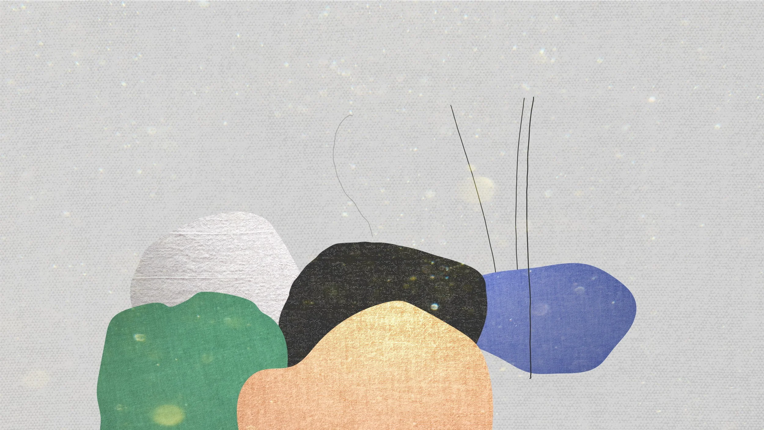 抽象的な線画アート Title:D-BALL 1/1 DRAWING AND MANUAL 抽象的な線画アート Title:D-BALL 1/1